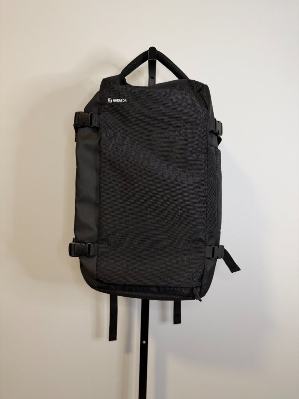 Gherson Black Travel Backpack Bags